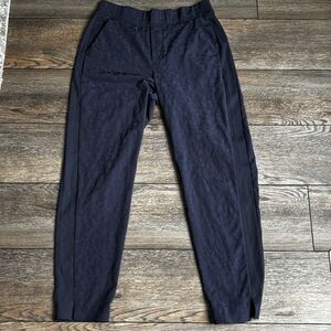 Athleta Brooklyn Textured Ankle Pant Medieval Violet Sz 6